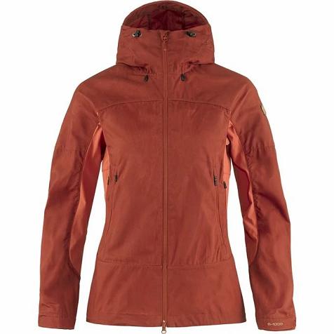 Fjallraven Women Abisko Trekking Jacket Red PH227936 Philippines